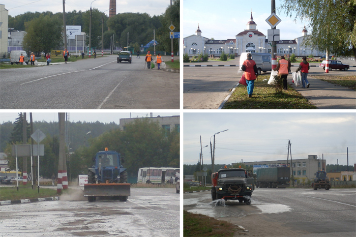 Санитарно-экологический месячник в городе Шумерля продолжается